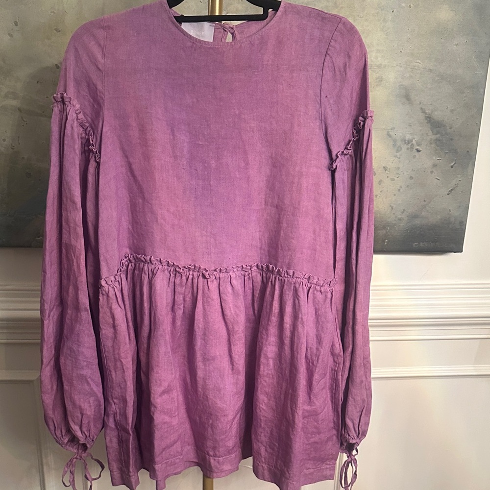 Bower Purple Mini Dress/Cover Up